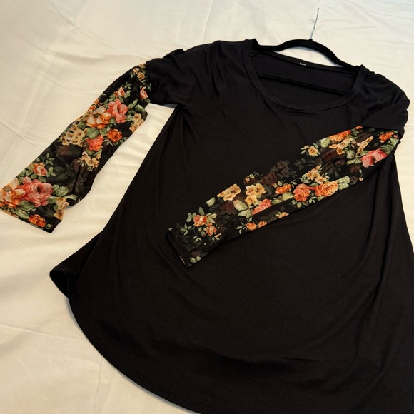 Free People Long Sleeve Mesh Tops - Picture 4 of 7